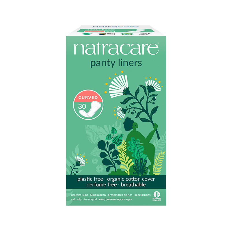 Natracare Trusseindlæg Buede (30 Stk)