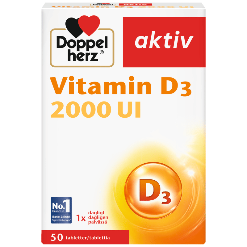 Doppelherz Aktiv Vitamin D3 2000 UI (50 tabl)