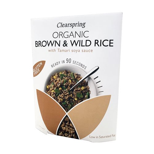 Brune vilde ris m. tamari É 250 g