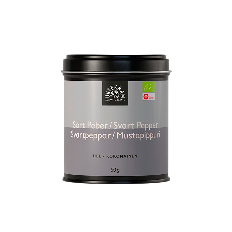 Urtekram Peber Hel Sort Ø (60 g)