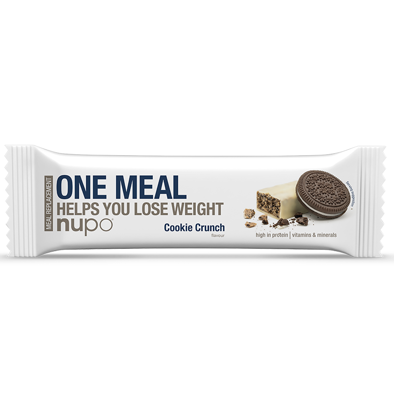 UDSALG Nupo One Meal Bar Cookie Crunch (60 g) køb billig