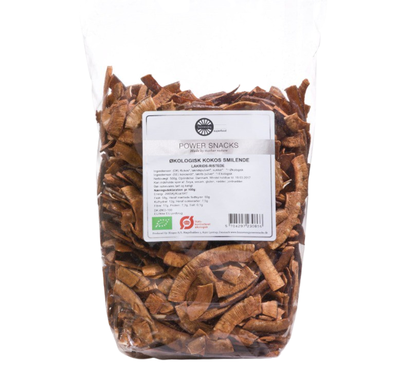 Power Snacks Kokossmil Lakrids Ristede Ø (400 g)