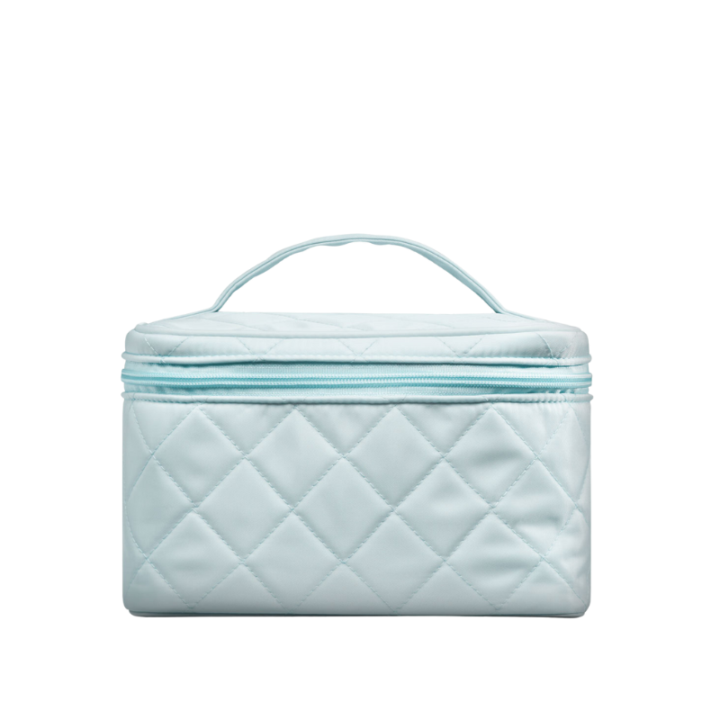 Gillian Jones Beautyboks i Quiltet Nylon Blå (1 stk)