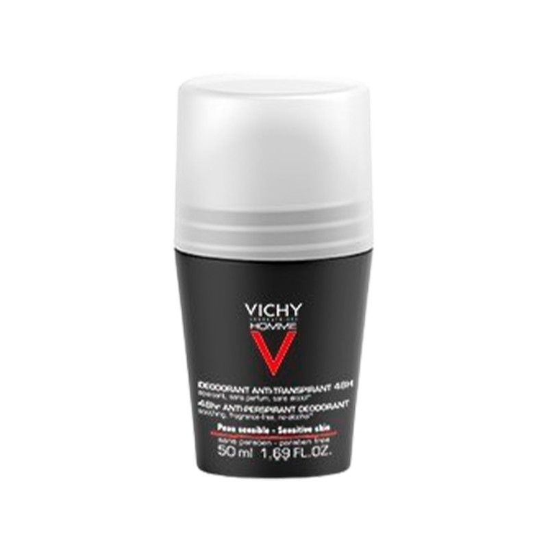 UDSALG Vichy Homme Anti Perspirant Deo Roll On 48h (50 ml) køb billig