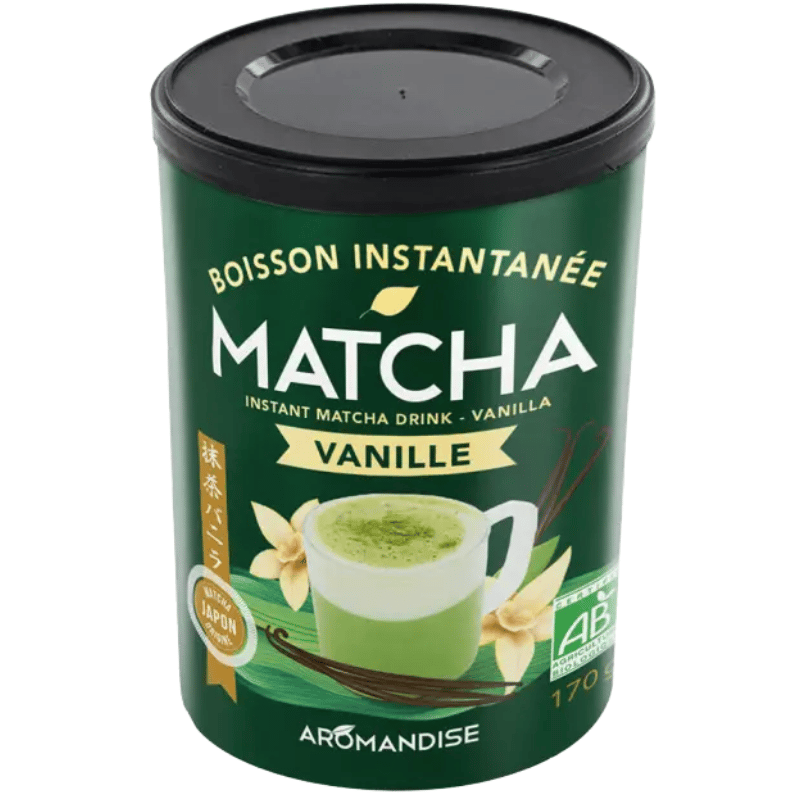 Aromandise Matcha Instant Latte Vanilje Ø (170 g)