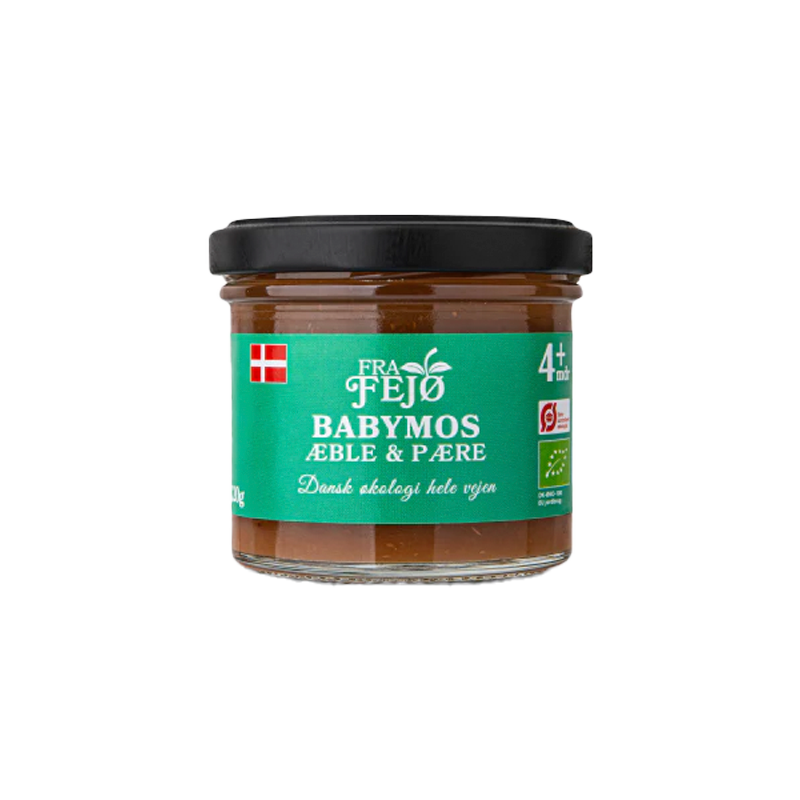 Fra Fejø Babymos Æble/Pære Ø (120 g)