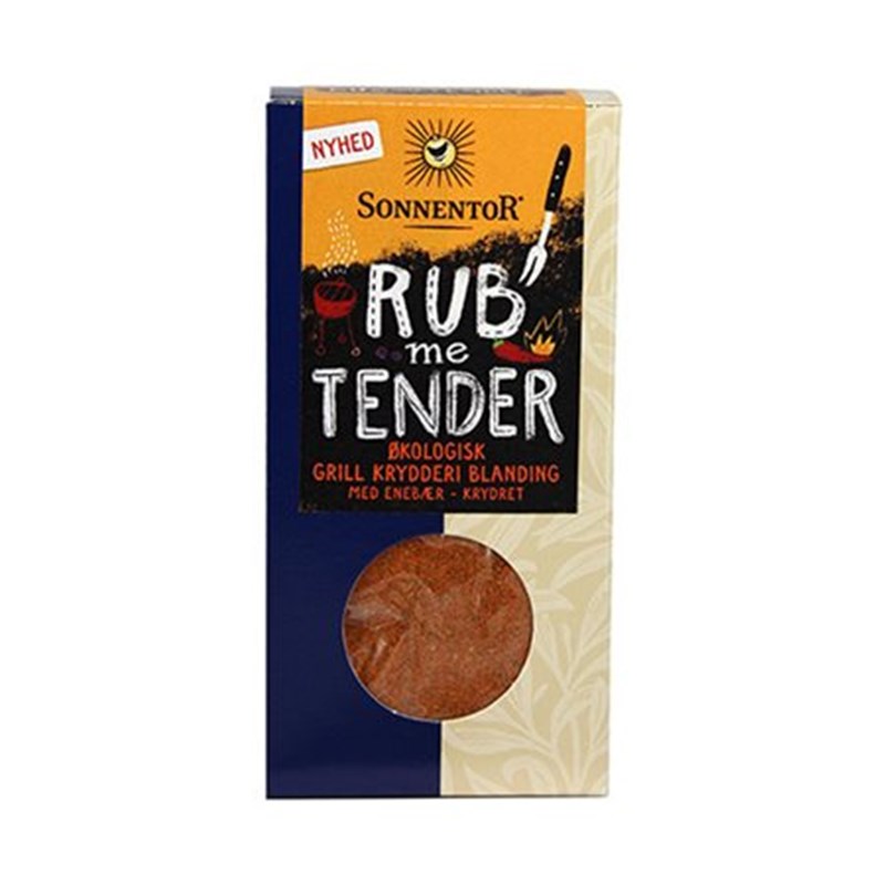 Sonnentor Grillkrydderi m. enebær Ø Rub m Tender (60 g)