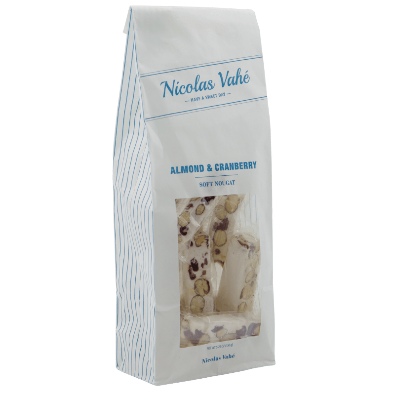 Nicolas Vahé Soft Nougat Almond & Cranberries (150 g) Nicolas Vahé Soft Nougat Almond & Cranberries (150 g)