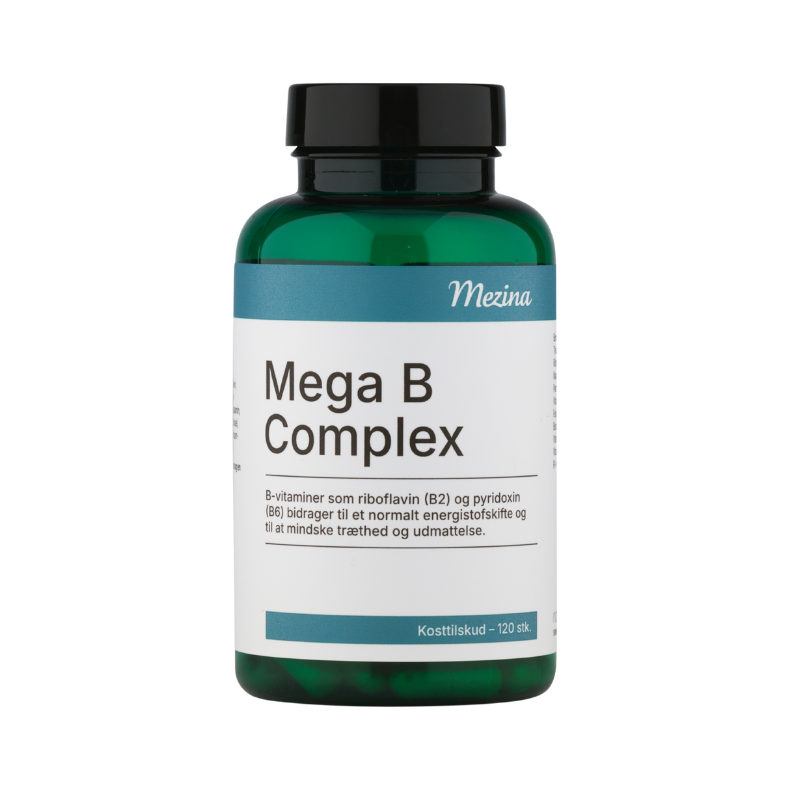 Tilbud Mezina Mega B Complex (120 kaps) køb billig