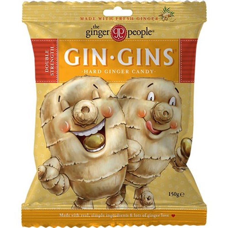 The Ginger People GinGin Hard Ingefær Bolcher (150 g)