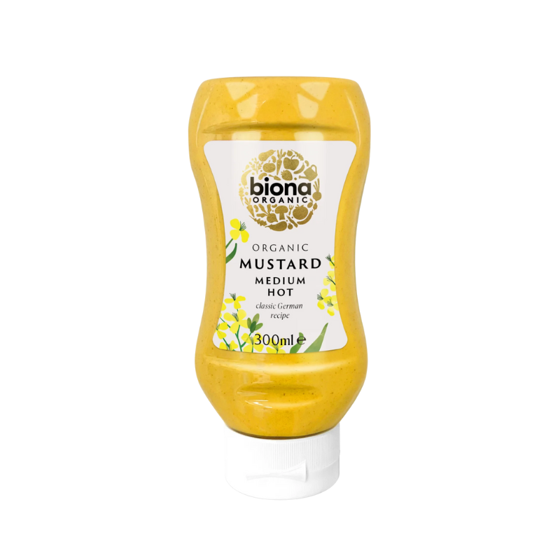 Biona Sennep Medium Hot Squeezy Ø (300 ml)