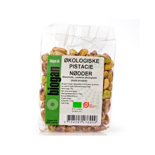 biogan – Ékologiske rå og usaltede pistacienødder