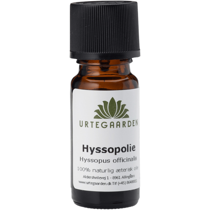 Urtegaarden Hyssopolie Æterisk 10 ml   X