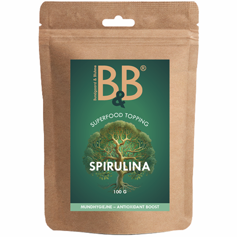 B&B Spirulina Pulver Til Hund & Kat Ø (100 g)