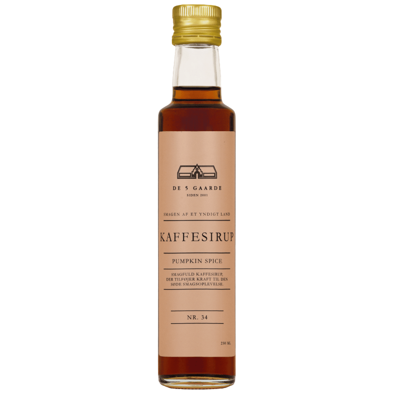 DE 5 GAARDE kaffesirup Pumpkin Spice - 250 ml