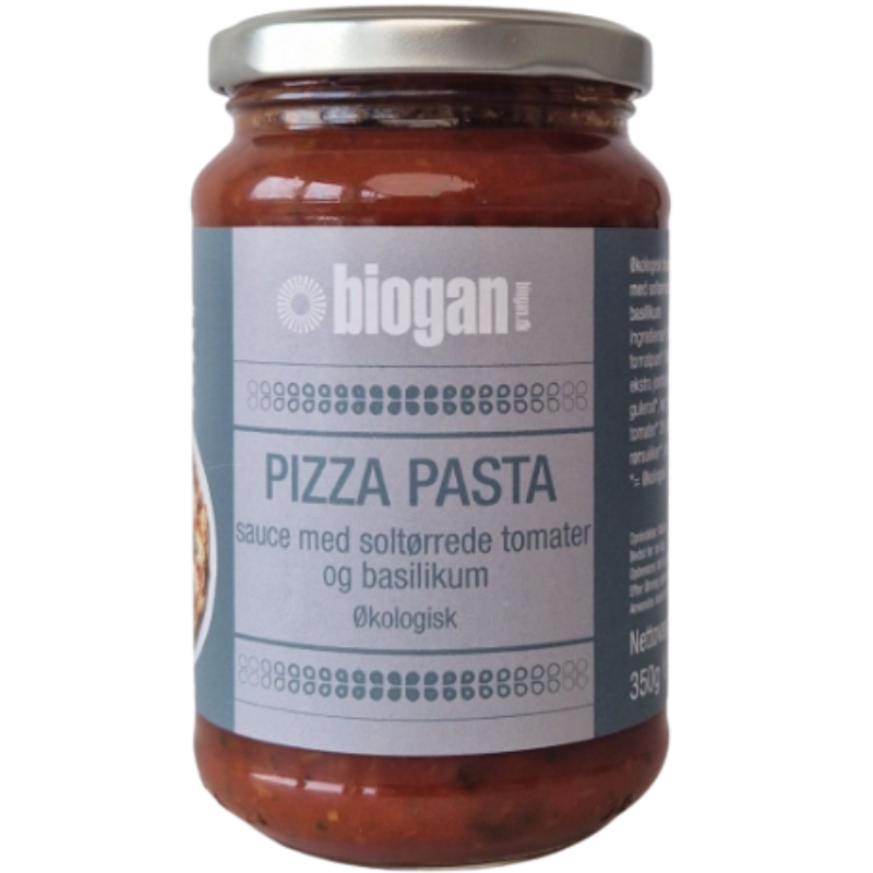 Biogan Pizza Pasta Sauce M. Soltørrede Tomater Ø (350 g) Biogan Pizza Pasta Sauce M. Soltørrede Tomater Ø (350 g)
