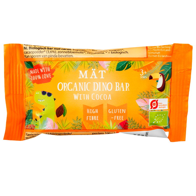 MÄT Organic Dino Bar Cocoa (1 stk)