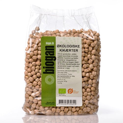 Kikærter Økologiske - 1 kg.