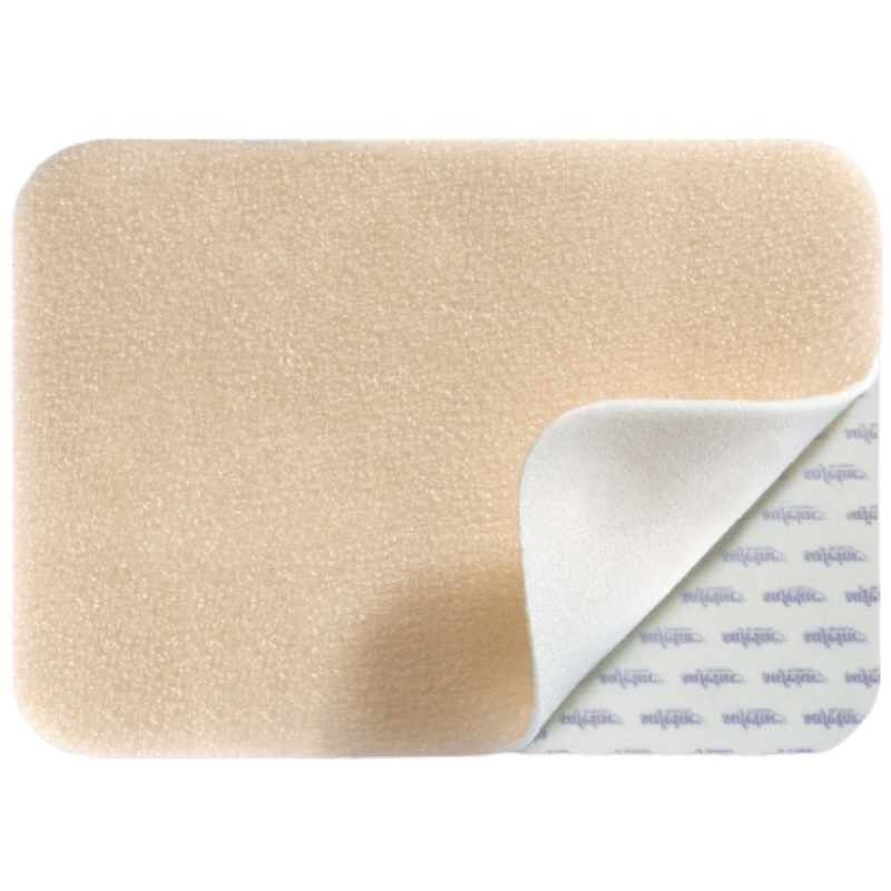 Mepilex Lite Tynd Skum M. Silikoneklæb 6 x 8,5 cm (5 stk)