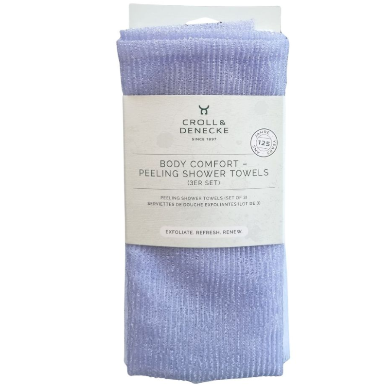 Croll & Denecke Peeling Shower Towels (3 stk)