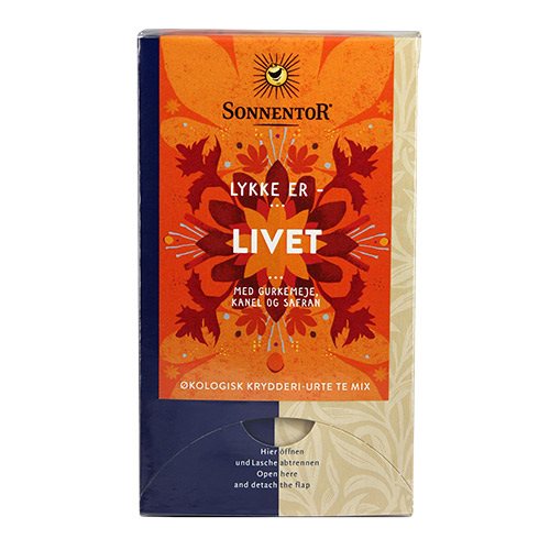 Sonnentor Lykke Er Livet Krydderi-Urte Te Mix Ø (18 br)