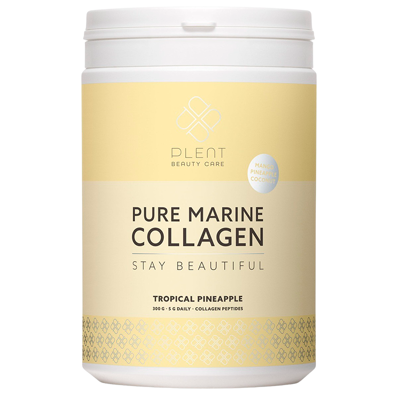 UDSALG Plent Pure Marine Collagen Tropical Pineapple (300 g) køb billig