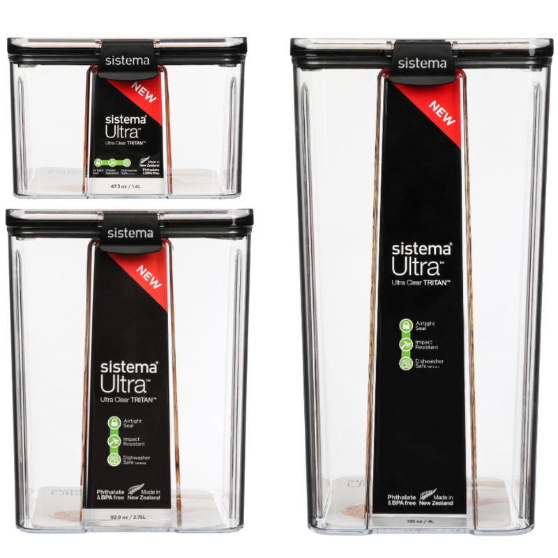 Sistema Ultra Large Opbevaringsboks 3-pak (1 sæt)