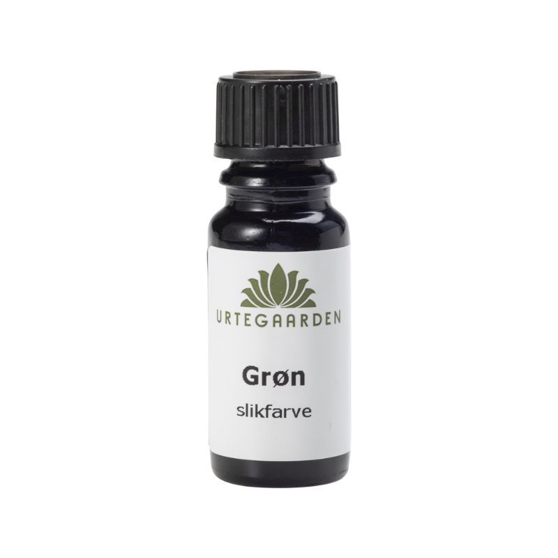 Urtegaarden Grøn Slikfarve (10 ml)