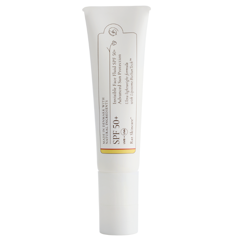 UDSALG Raz Skincare Invisible Face Fluid Sun Protection SPF50 (50 ml) køb billig