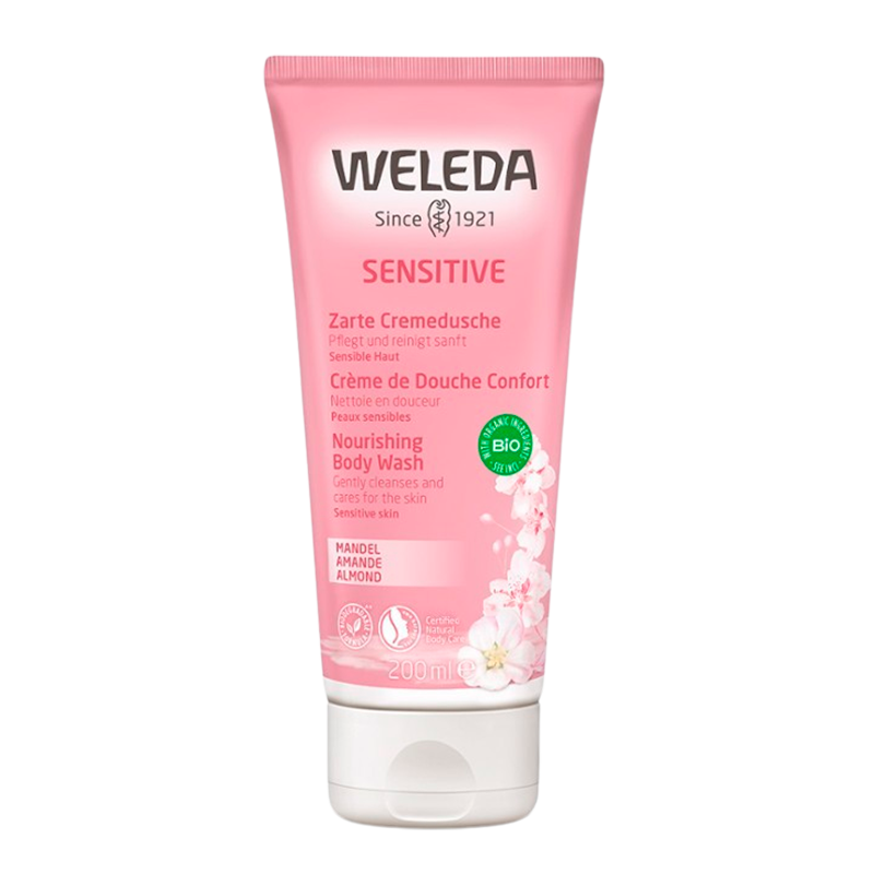 Tilbud Weleda Almond Sensitive Body Wash (200 ml) køb billig