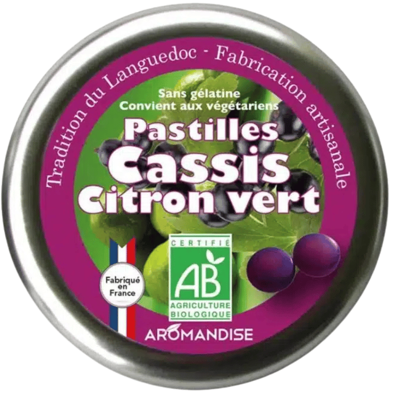 Aromandise Pastiller M. Solbær & Lime Ø (45 g)