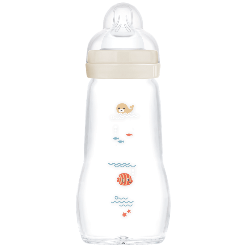 MAM Feel Good Glass Bottle Neutral (260 ml) MAM Feel Good Glass Bottle Neutral (260 ml)