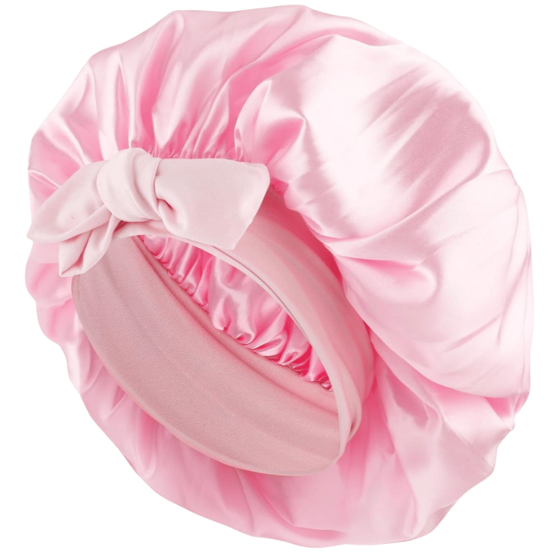 SOHO Makena Satin Hår Bonnet Pink (1 stk)