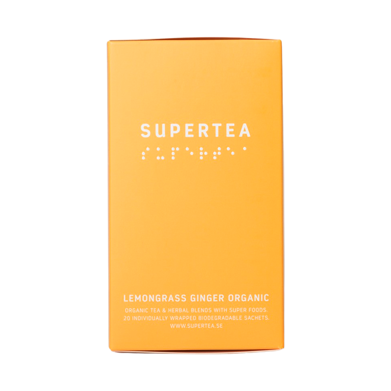 Teministeriet Supertea Lemongrass Ginger Organic (20 breve)