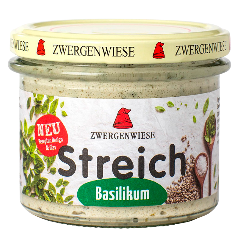 Streich Smørepålæg Veg. Basilikum Ø (180 gr)