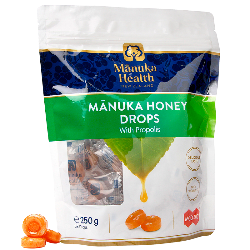 Manuka Health MGO 400+ Manuka Honey Drops Propolis (58 stk)