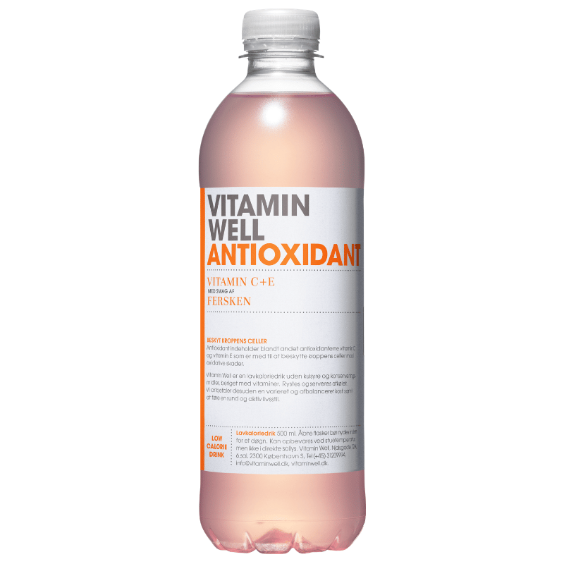 Vitamin Well Antioxidant - Fersken (500 ml)