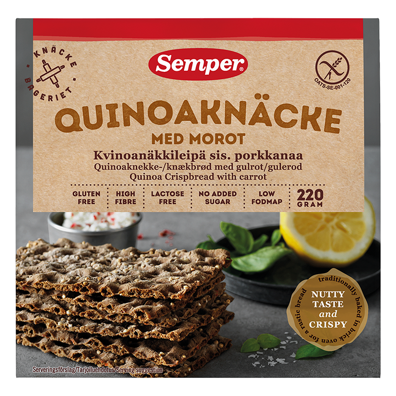 Semper Knækbrød quinoa (220 g)