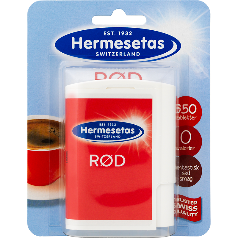 Hermesetas Rød (650 stk)