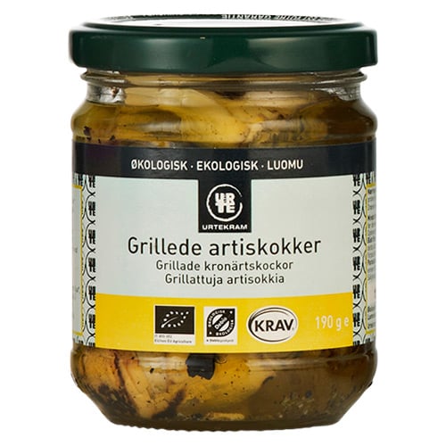 Urtekram Grillede Artiskokker i Olie Ø (190 g)