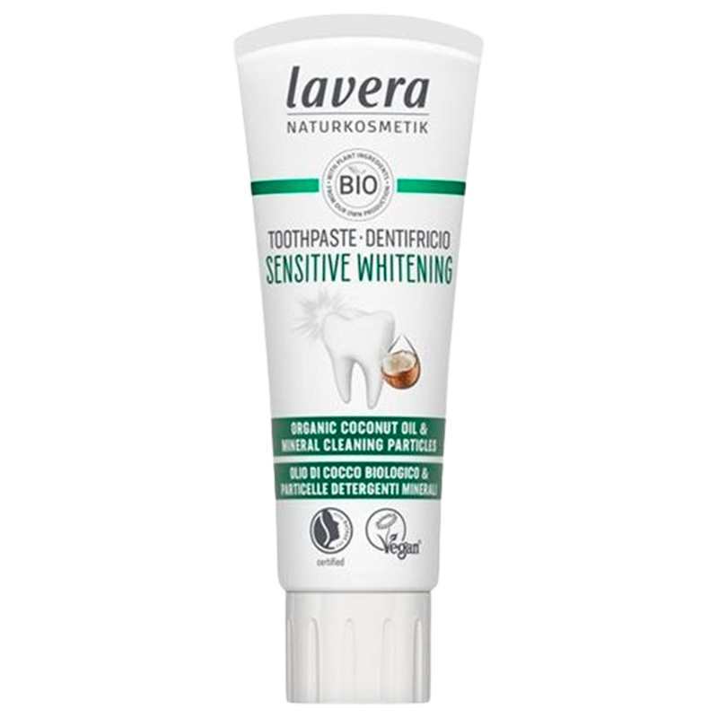 UDSALG Lavera Tandpasta Whitening med flour (75 ml) køb billig