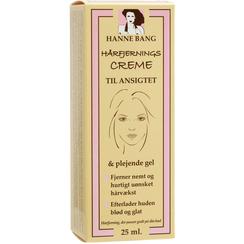 Hanne Bang Hanne Bang Hårfjerningscreme til ansigtet (25 ml)