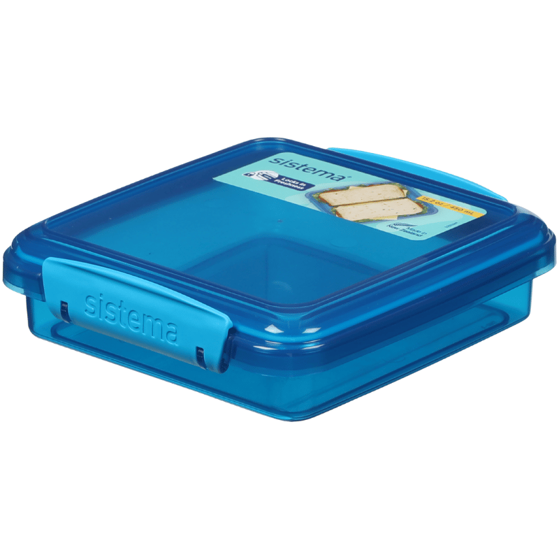 Sistema Sandwich Box Lunch Madkasse Ass. Farve (450 ml)