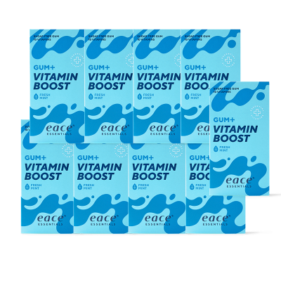 9 x Eace Vitamin Gum Fresh Mint (10 stk)
