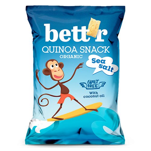 Bett´r Quinoasnack havsalt Ø (50 g)