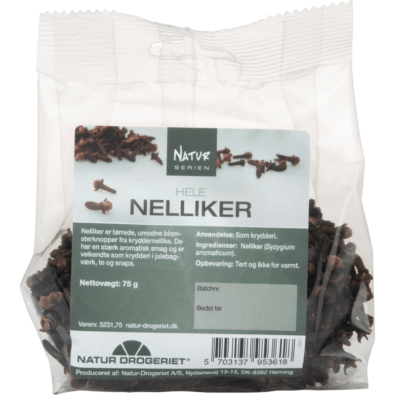 ND Nelliker hele &bull; 75g.