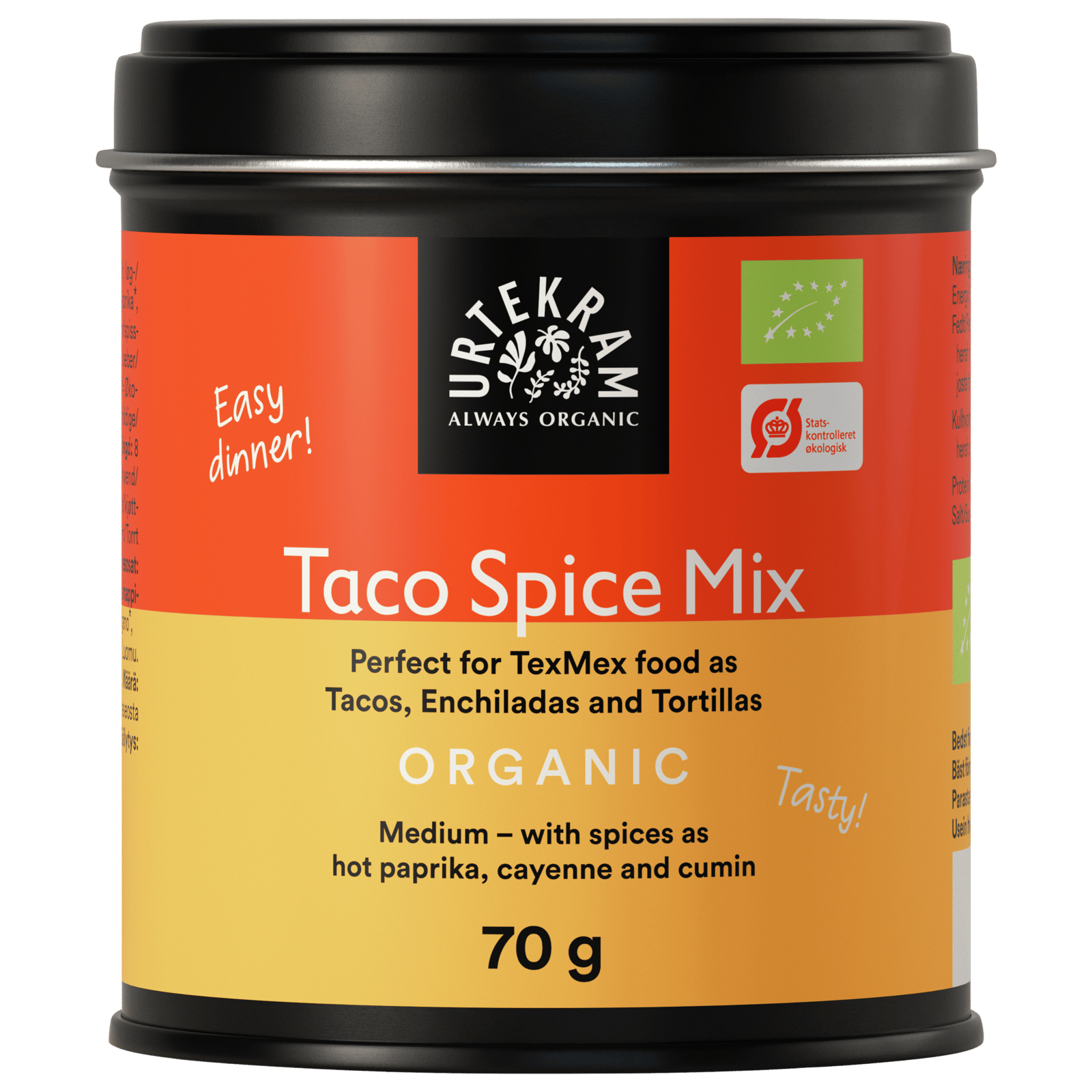 Urtekram Taco Krydderimix Ø (70 g)