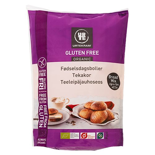 Urtekram Glutenfri Bagemix Fødselsdagboller Ø (500 g)