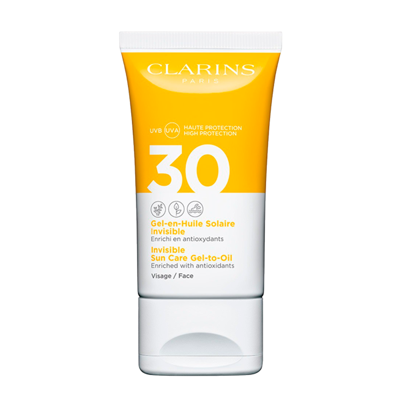 Clarins Sun Face Invisible Sun Care Gel-To-Oil SPF 30 (50 ml)