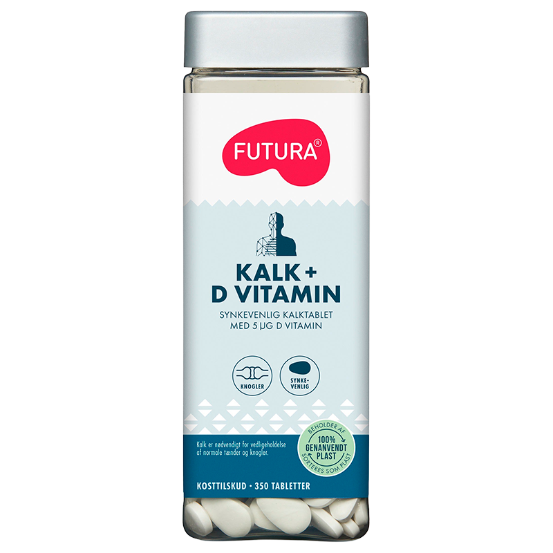Tilbud Futura Kalk D Vitamin (350 stk) køb billig